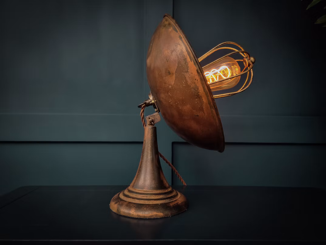 Vintage brass table lamp