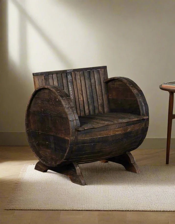 Vintage teak lounge chair