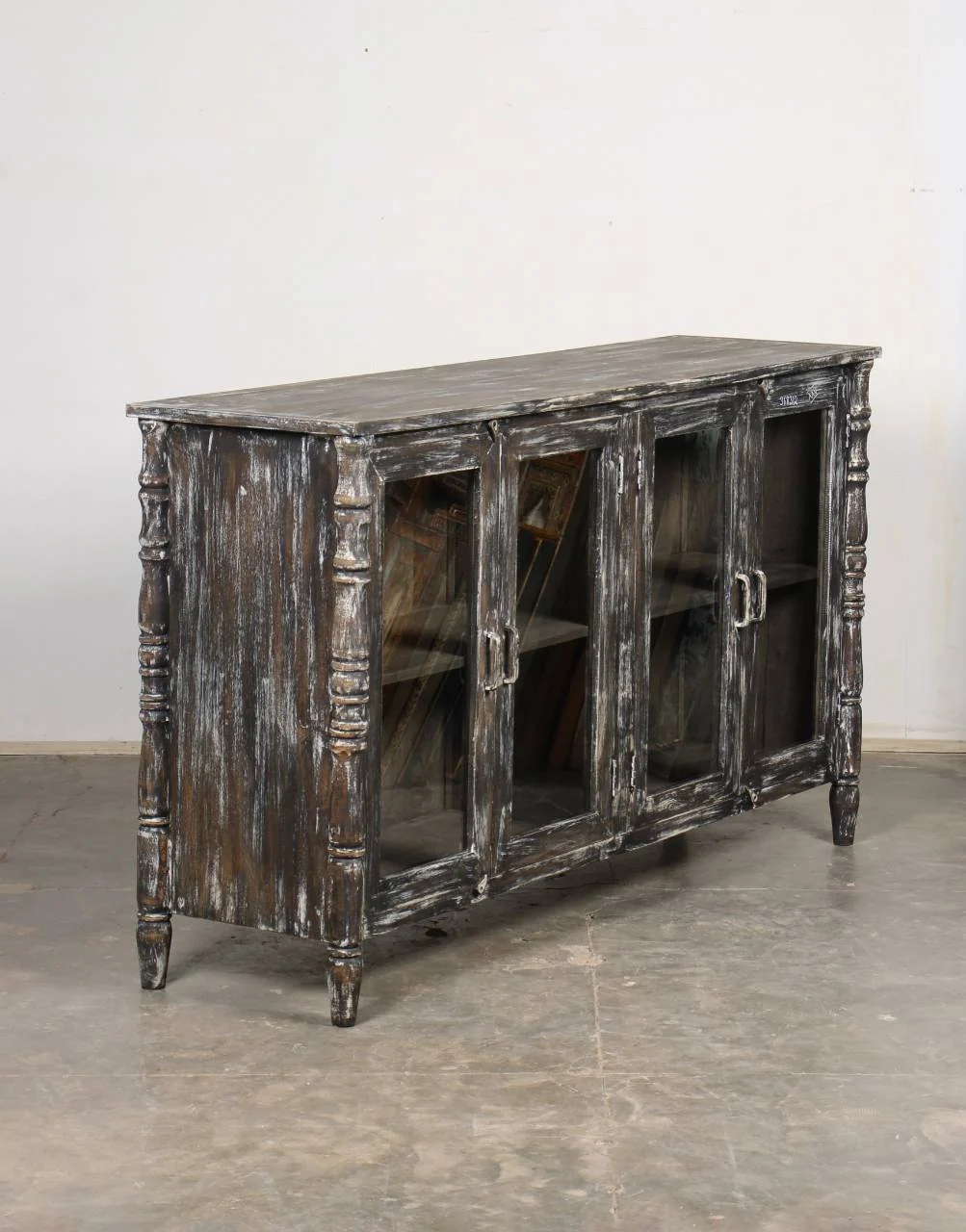 Vintage painted wooden cabinet